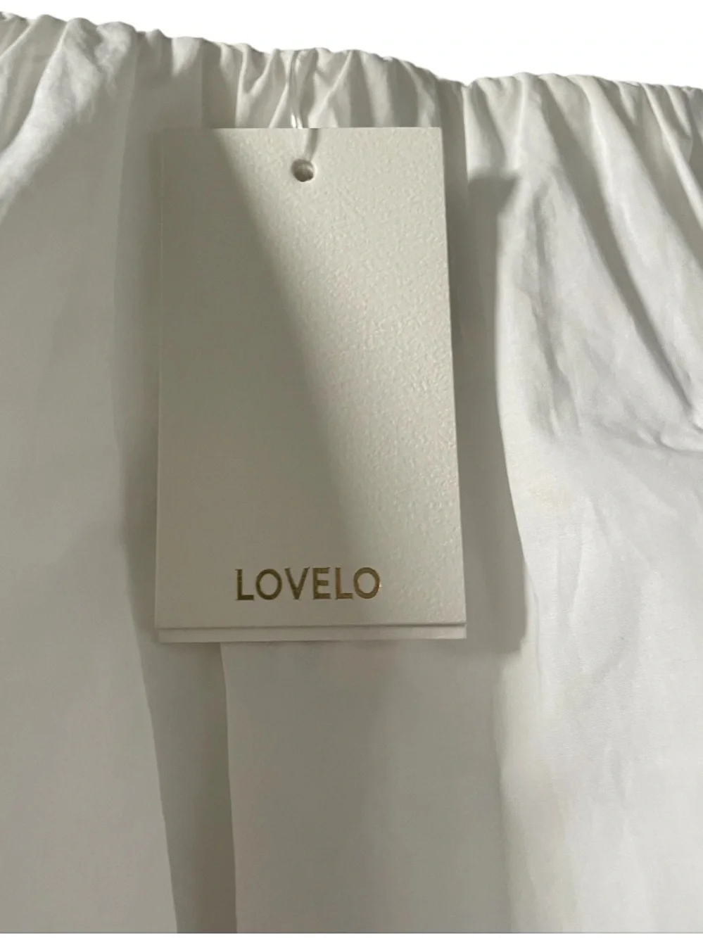 Lovelo White Taffeta Bubble Hem Mini Skirt - Picture 5 of 5